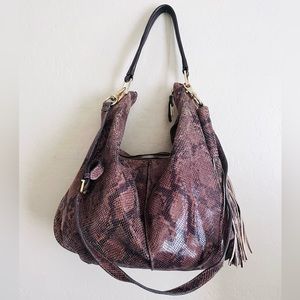 G.I.L.I. Snakeskin Hobo Bag
